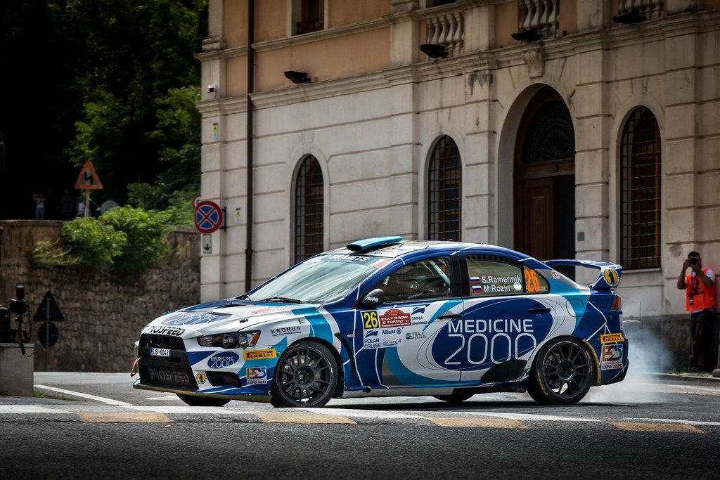Alexey Lukyanuk and Alexey Arnautov are the fastest after the first day of Rally di Roma Capitale