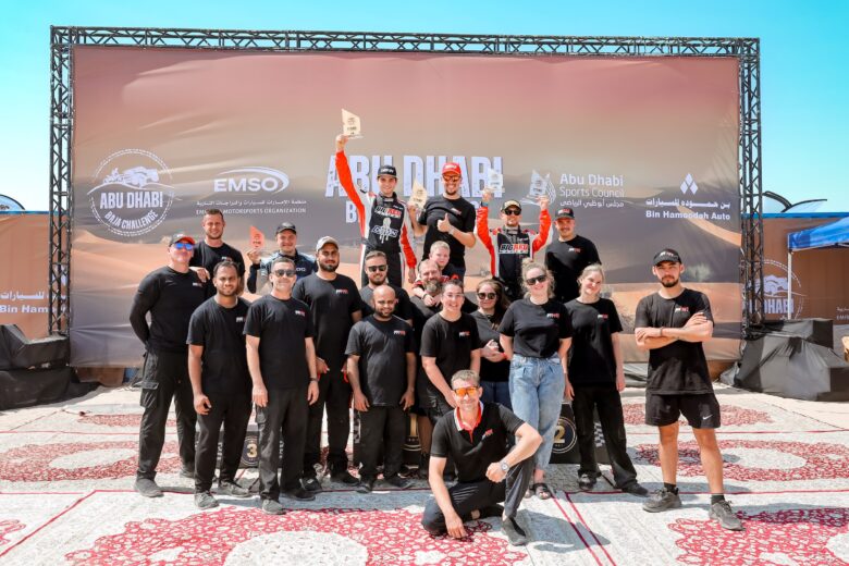 Сергей Ременник на подиуме Abu Dhabi Baja Challenge!